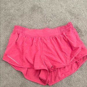Women's Pink lululemon speed up Athletic Shorts 2.5